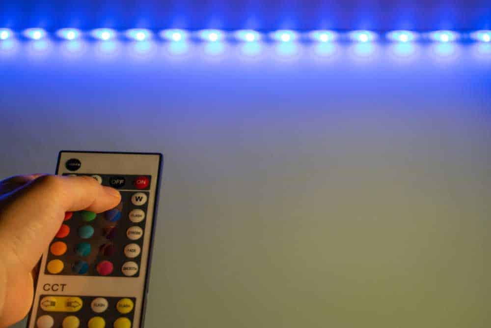 Remote control for LED strip lights