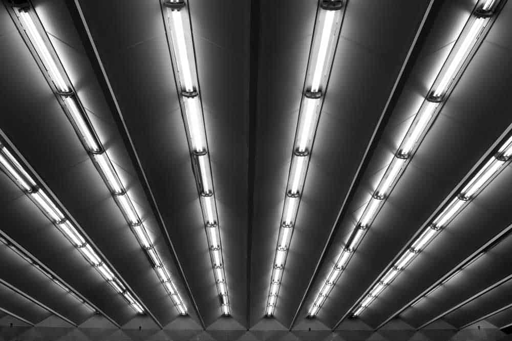 A photo of fluorescent lamps