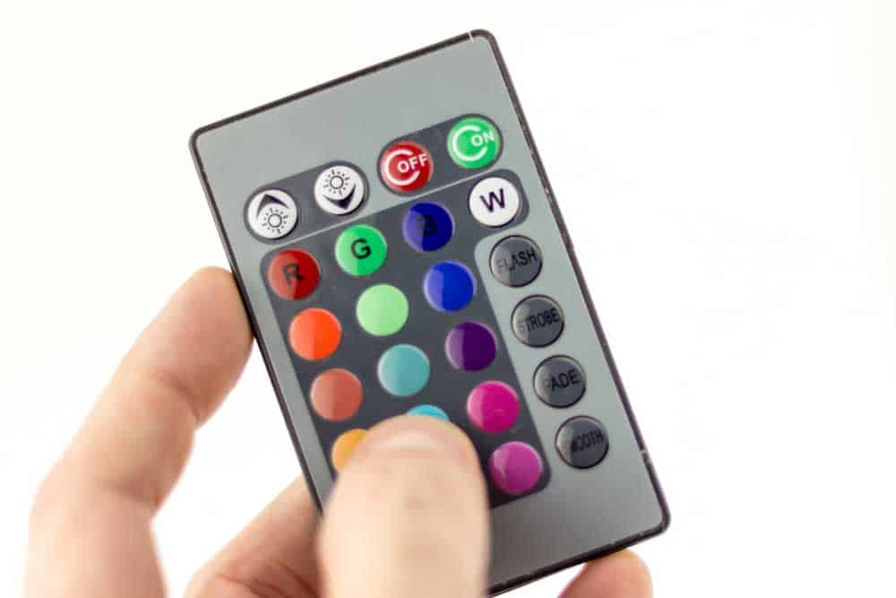 Long-pressing remote power button