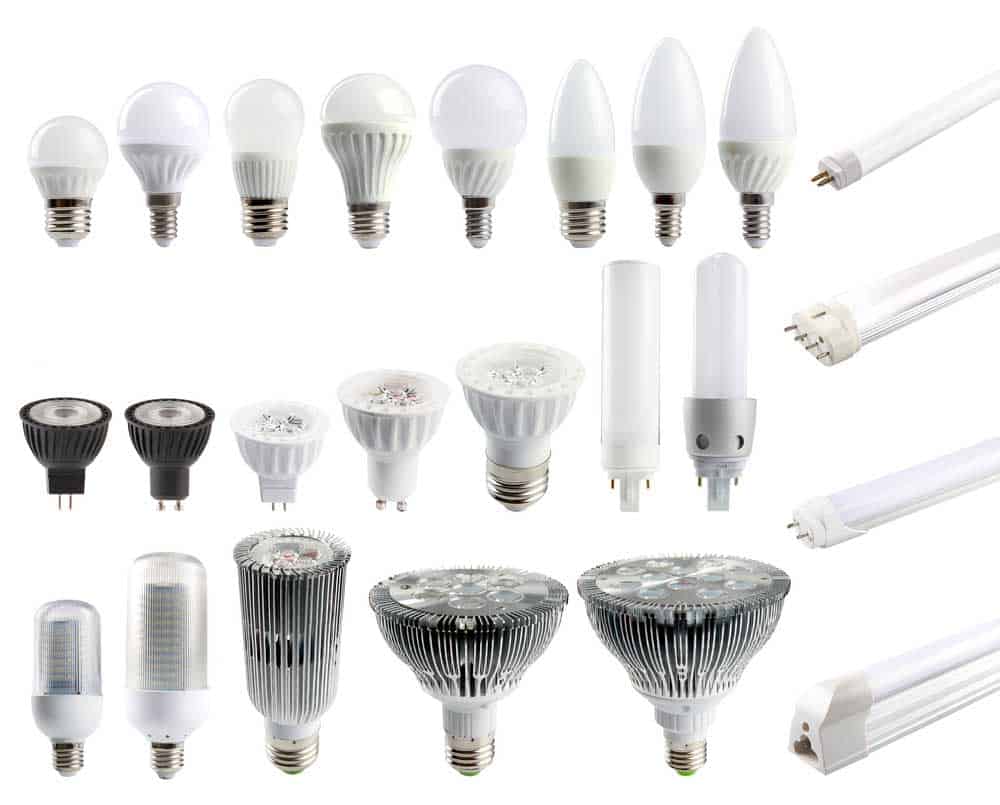 A set of different LED lights