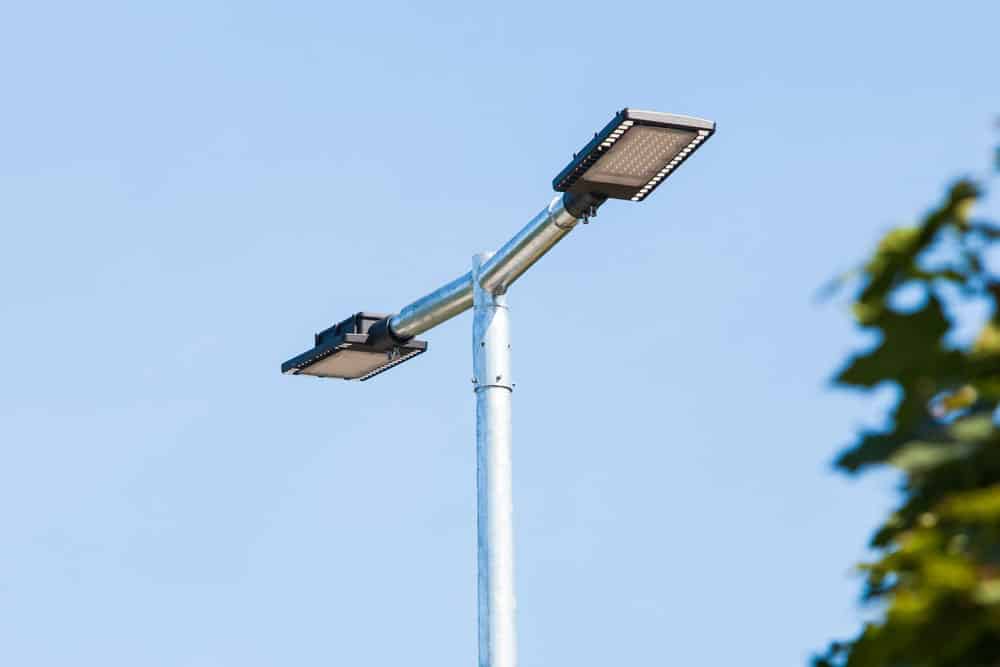 Modern LED pole lights