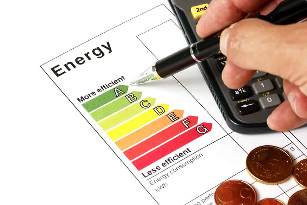 Energy efficiency chart