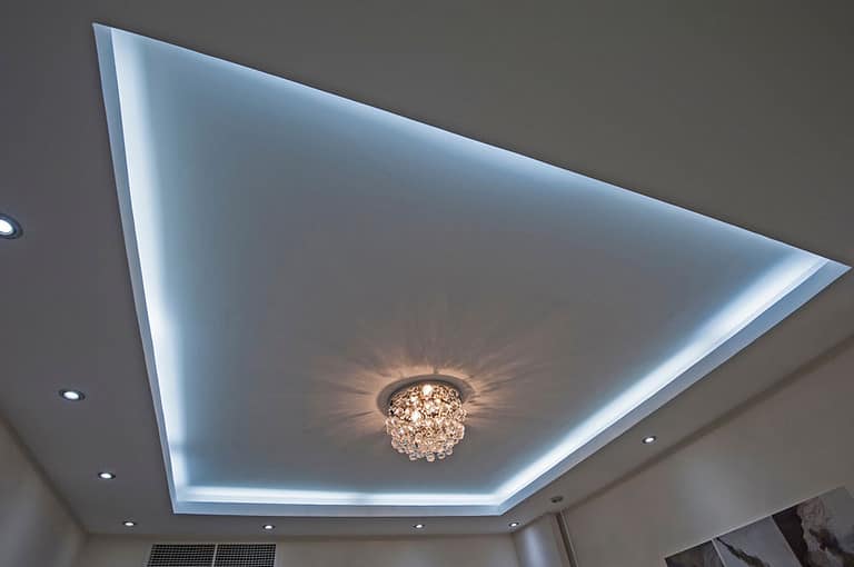 Ceiling LED strip lights